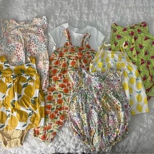 Bundle of 12-18 month rompers - various brands